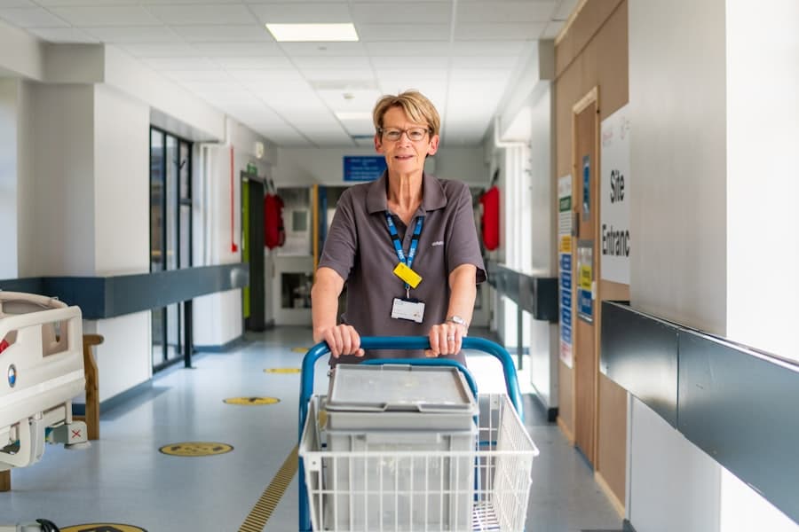Nursing staff on rounds