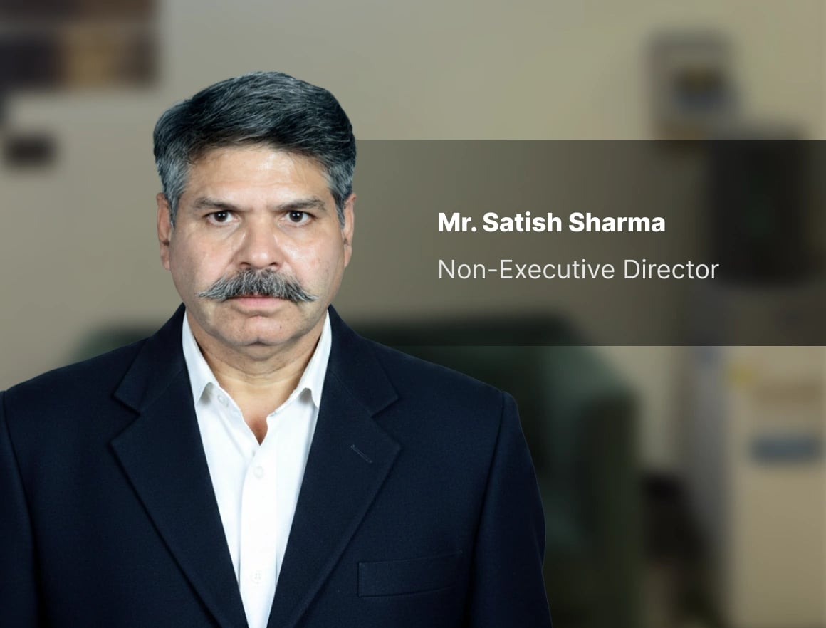 Portrait of Mr. Satish Sharma, Non Executive Director