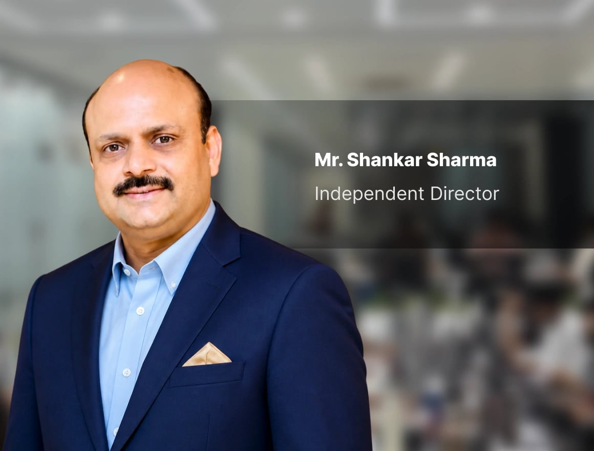 Portrait of Mr. Shankar Sharma, Independent Director