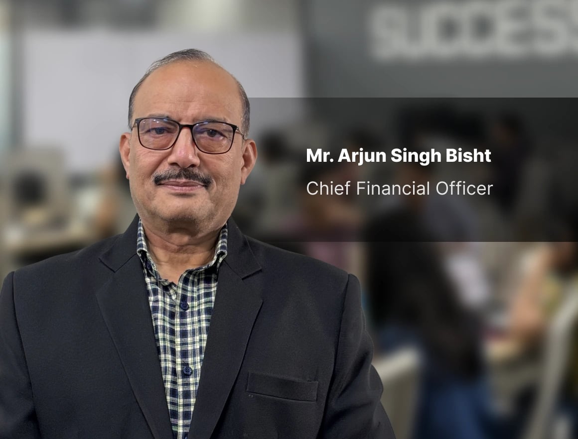 Portrait of Mr. Arjun Singh Bisht, Joint Financial Officer