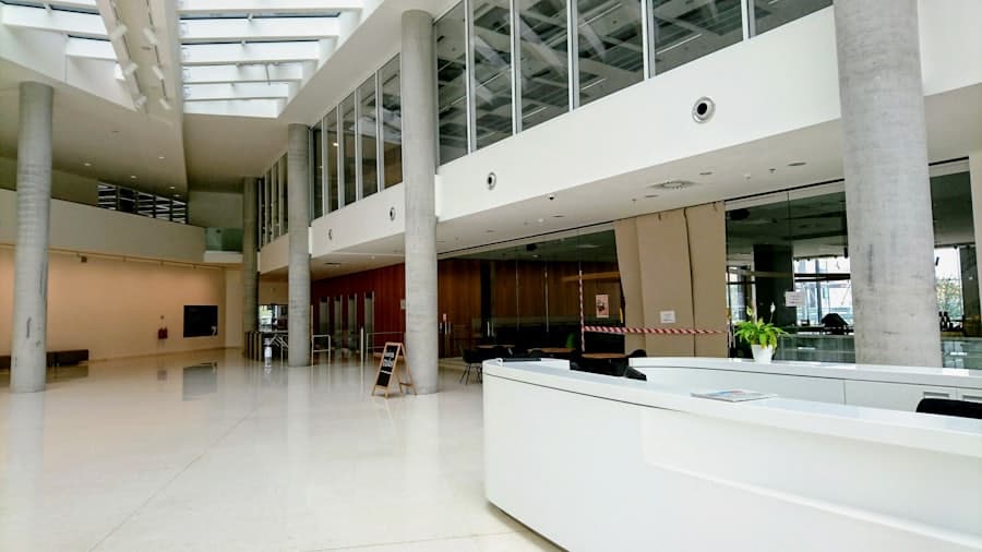 Reception atrium