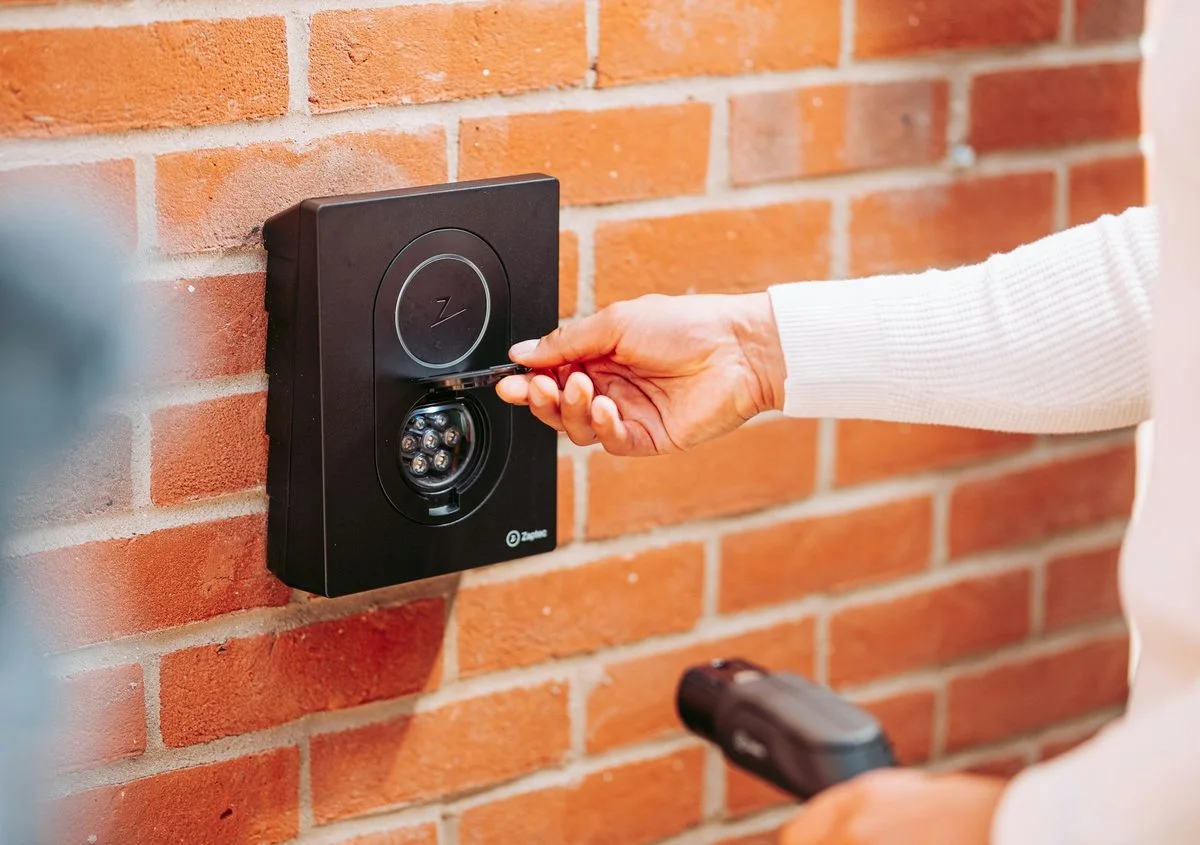 Card reader at an office door