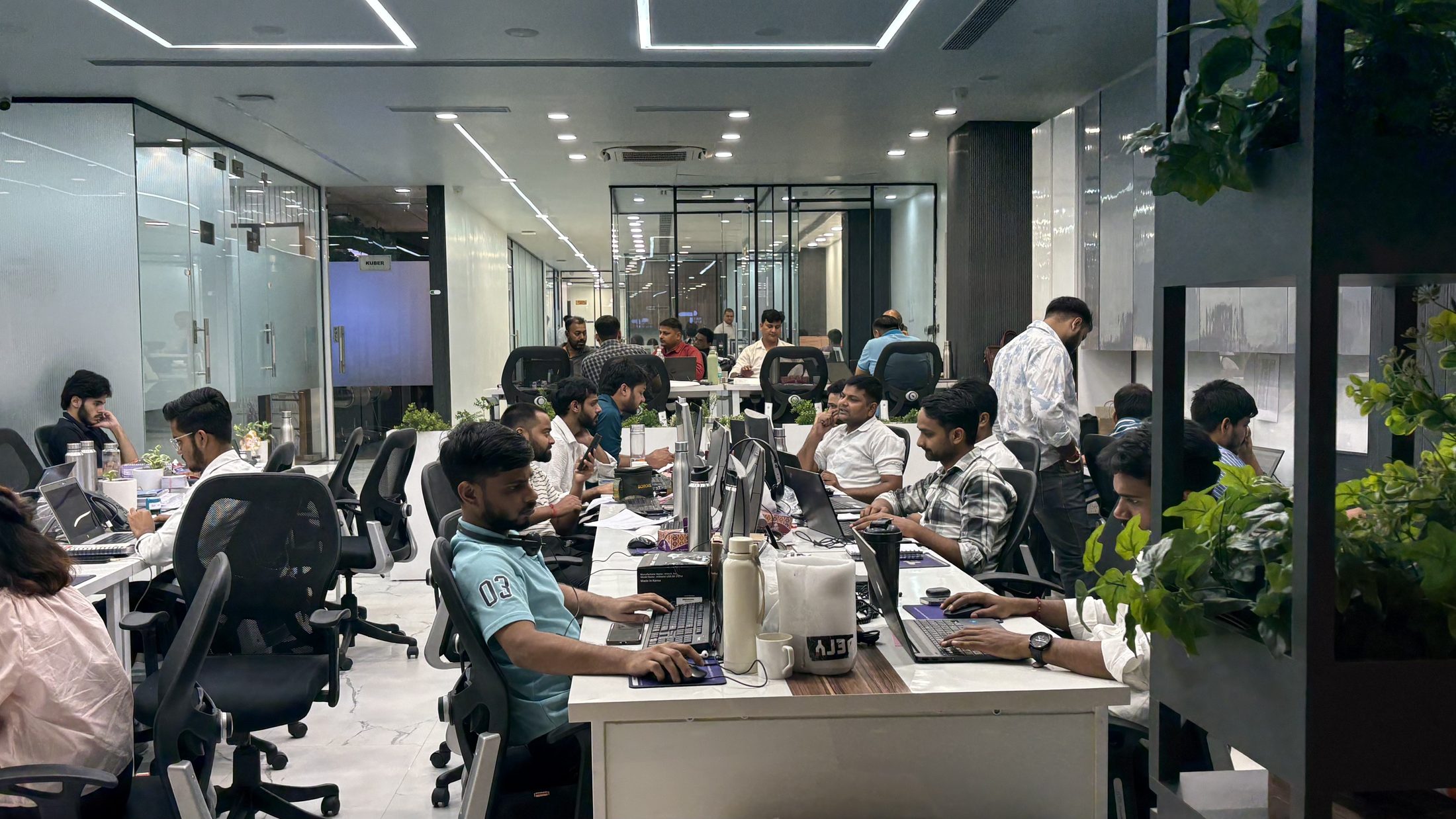 The Transline Technologies engineering floor